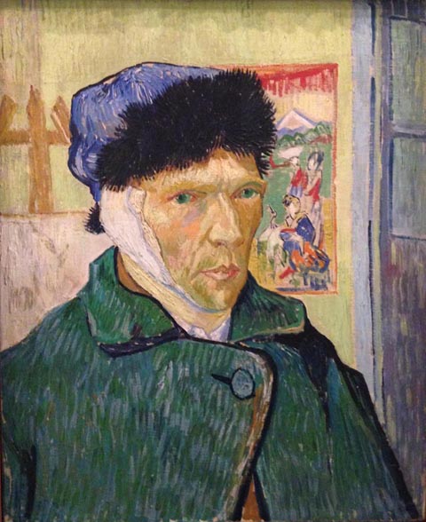 Self Portrait with Bandaged Ear, 1889, Vincent Van Gogh, Courtauld Gallery, London